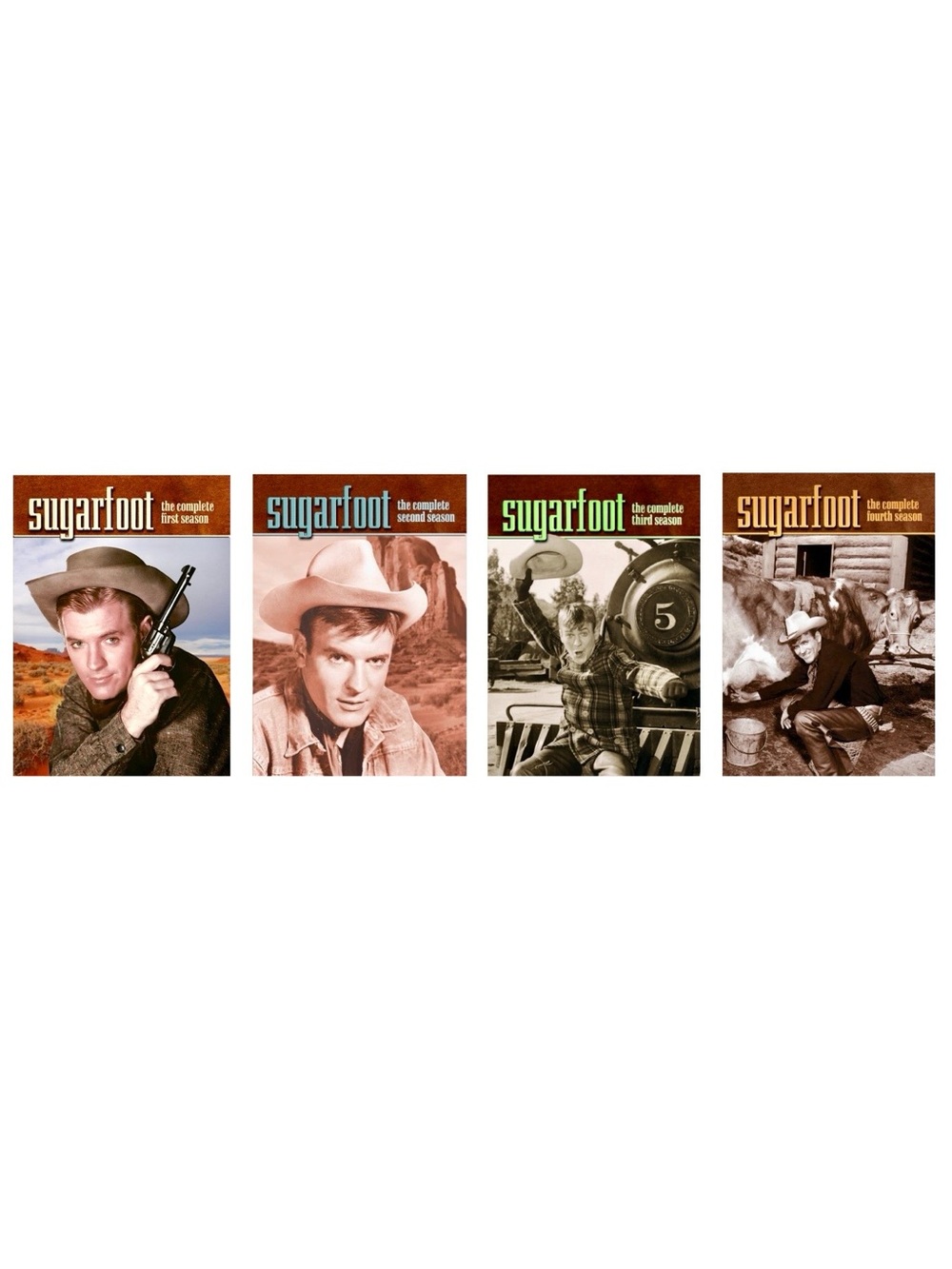 Sugarfoot: The Complete Series (DVD, 1961, 16-Disc Set)